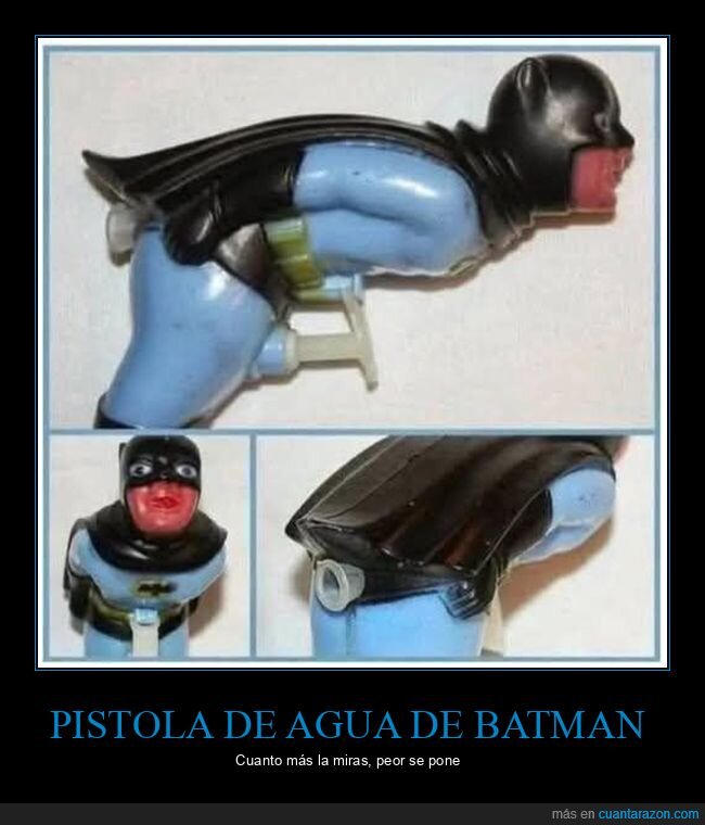 batman,pistola de agua