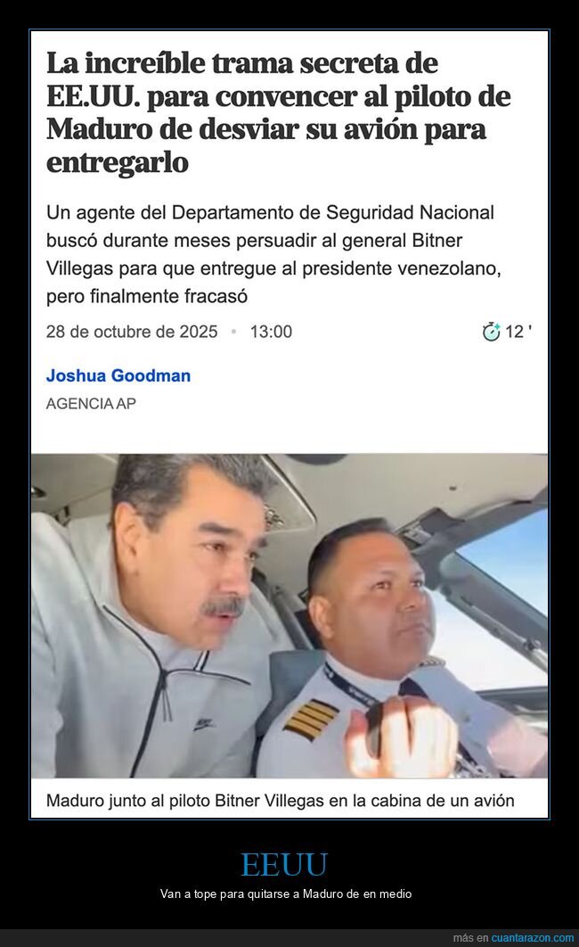 avión,eeuu,nicolás maduro