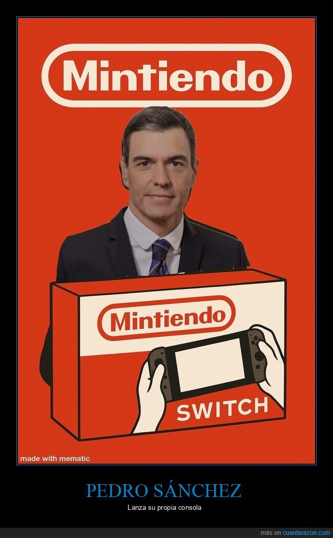 pedro sánchez,consola,mintiendo,políticos