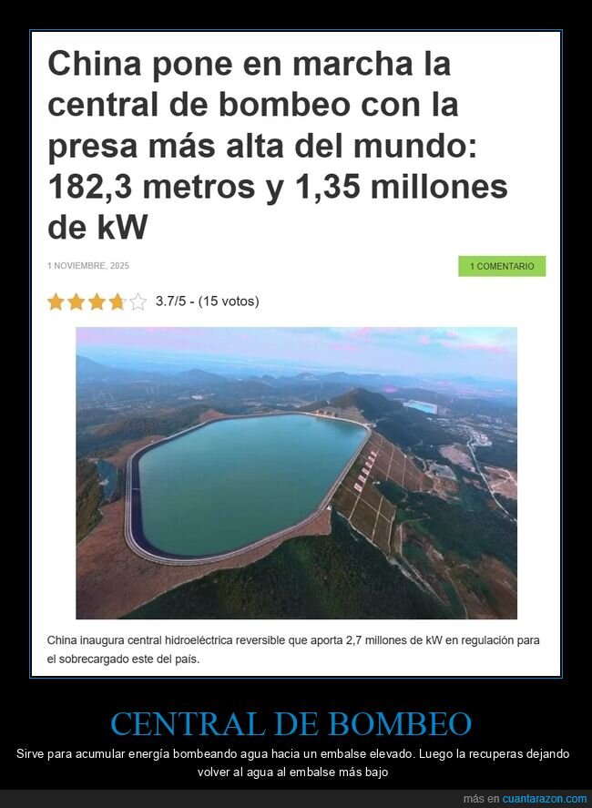 china,central de bombeo,alta