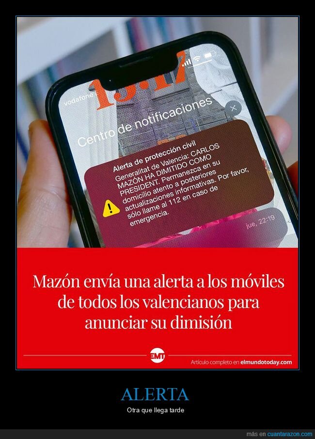 dimisión,el mundo today,mazón,políticos