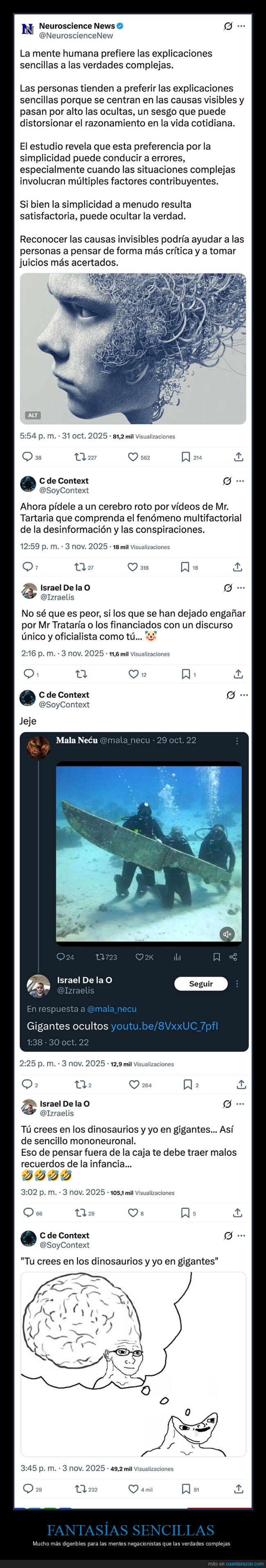 conspiranoicos,gigantes,negacionistas