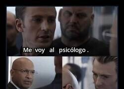 Enlace a El Capitán América va al psicólogo