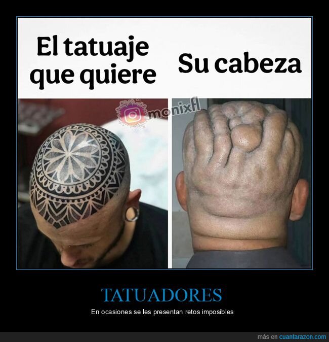 cabeza,tatuaje,wtf