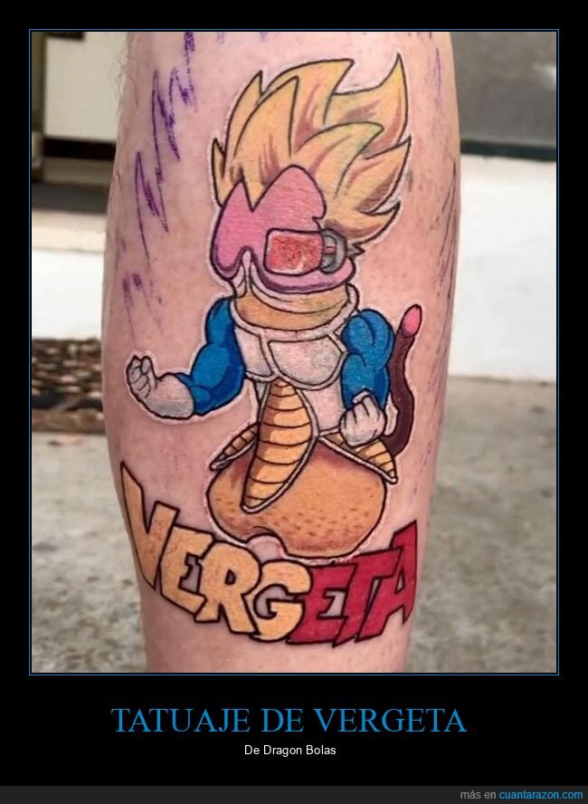 dragon ball,tatto,vegeta,vergeta