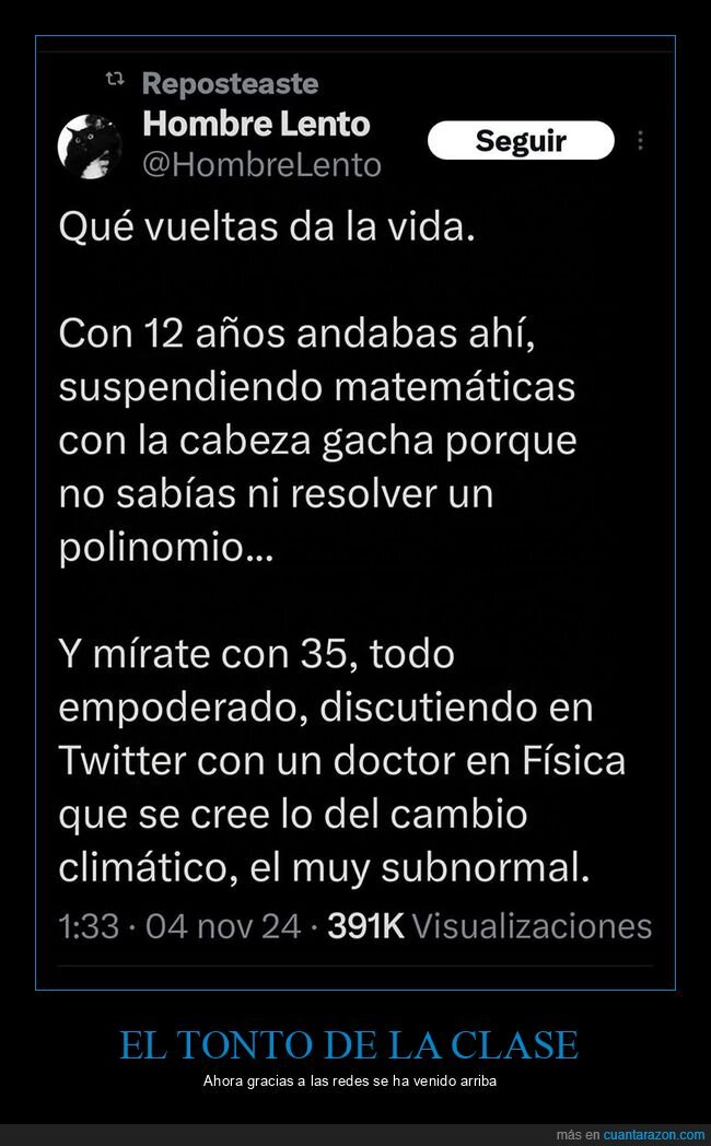 cambio climático,discutir,negacionistas