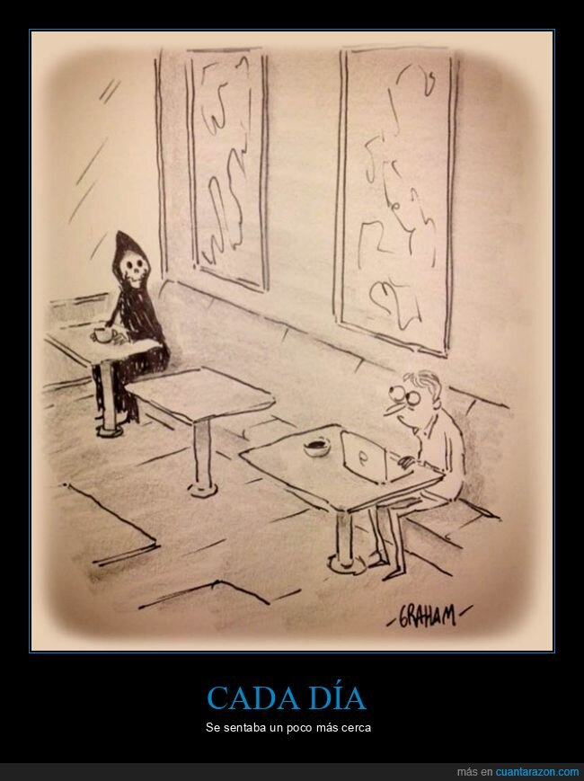 la muerte,sentarse,cerca