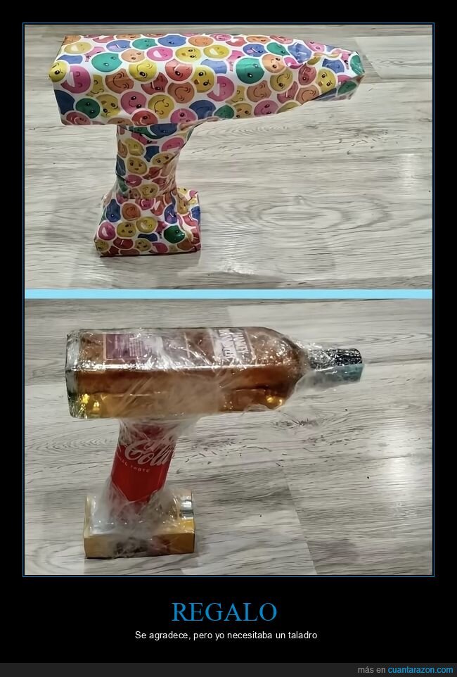 regalo,taladro,alcohol