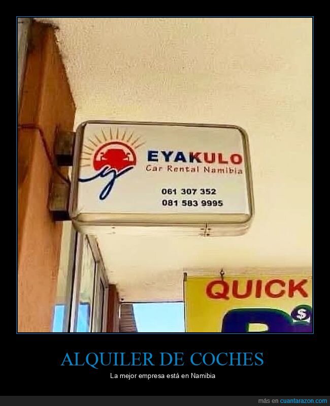 alquiler de coches,namibia,nombres