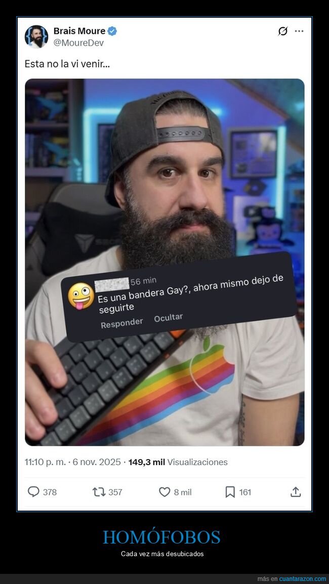 bandera gay,camiseta,apple