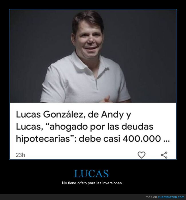 andy y lucas,deudas