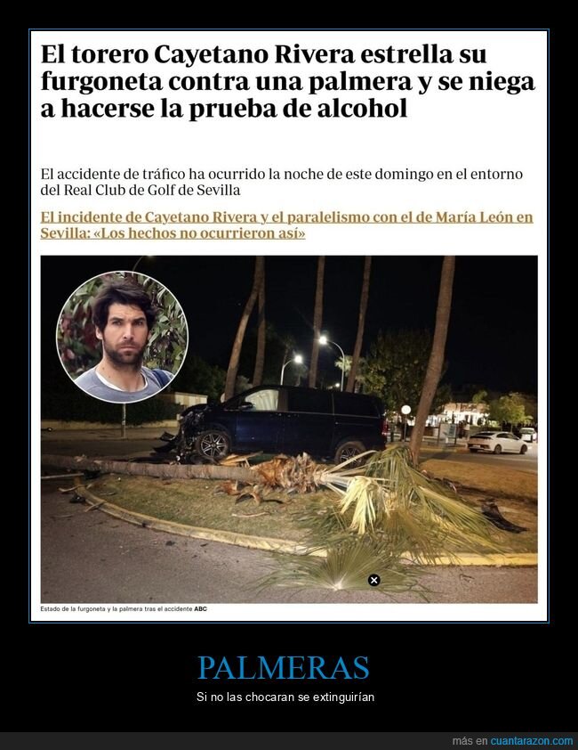 cayetano rivera,palmera,test de alcoholemia