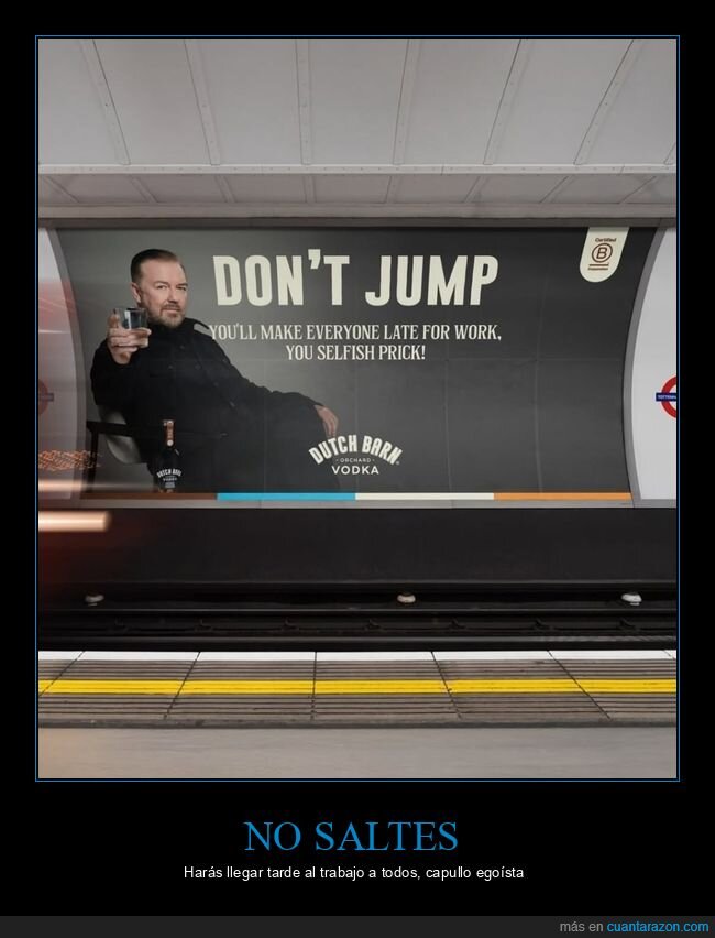 metro,rick gervais,saltar,llegar tarde