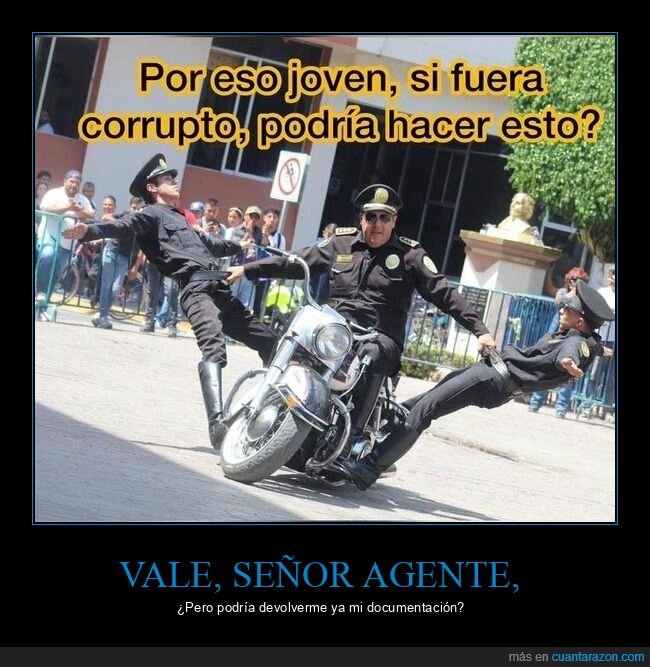 corrupto,policía,wtf