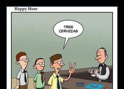 Enlace a Tres programadores entran a un bar