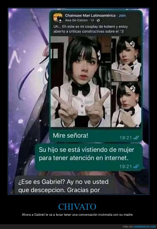 cosplay,madre,whatsapp
