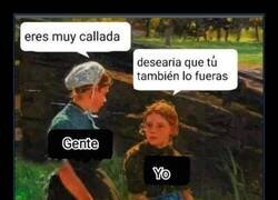 Enlace a Chica callada