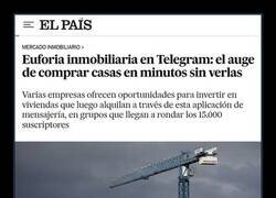 Enlace a Ahora también se venden casas en Telegram