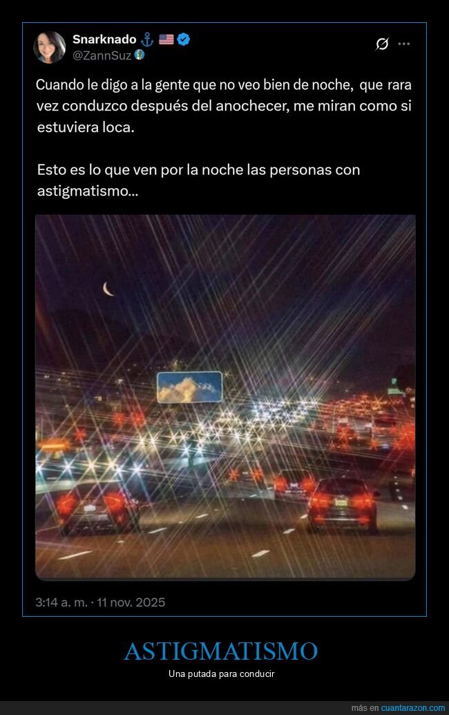 ver,noche,conducir,astigmatismo