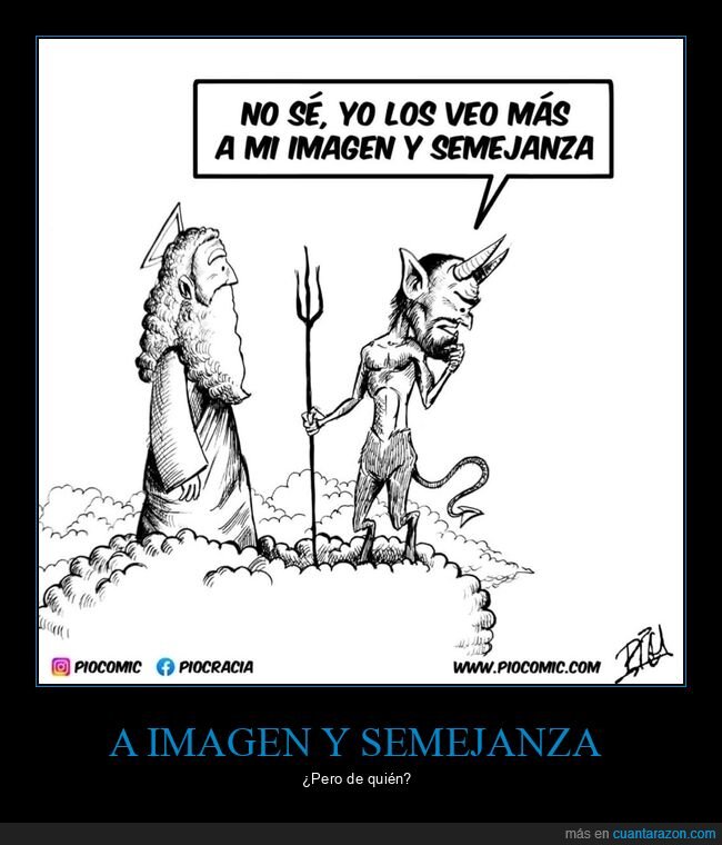 dios,demonio,imagen y semejanza