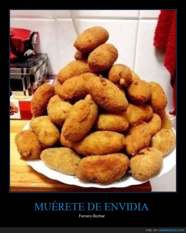 croquetas,ferrero rocher