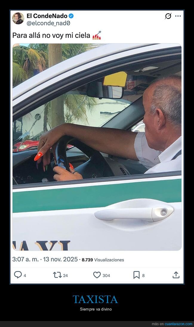 taxista,uñas,wtf