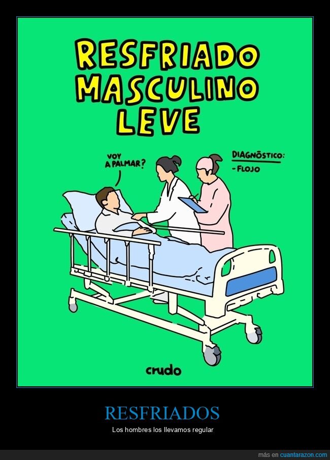 resfriado,hombres