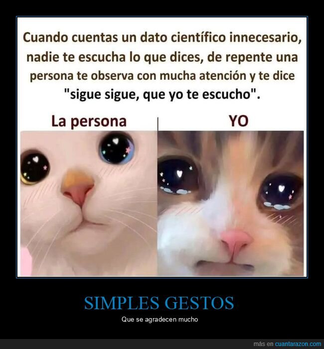 dato científico,escuchar