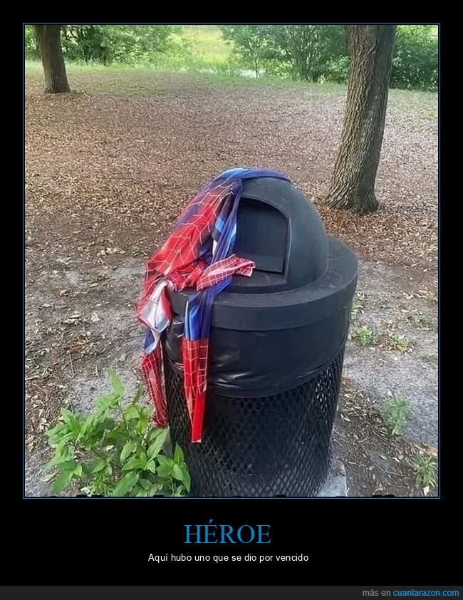 spiderman,disfraz,papelera