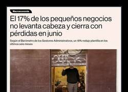 Enlace a Malos tiempos para los pequeños empresarios