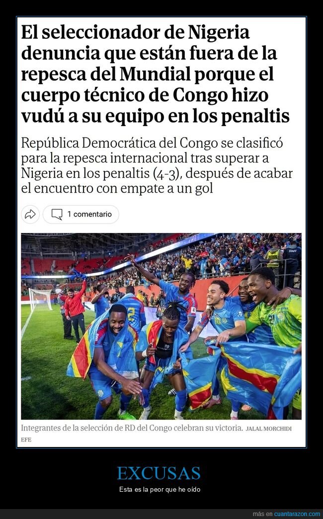 seleccionador,nigeria,mundial,vudú