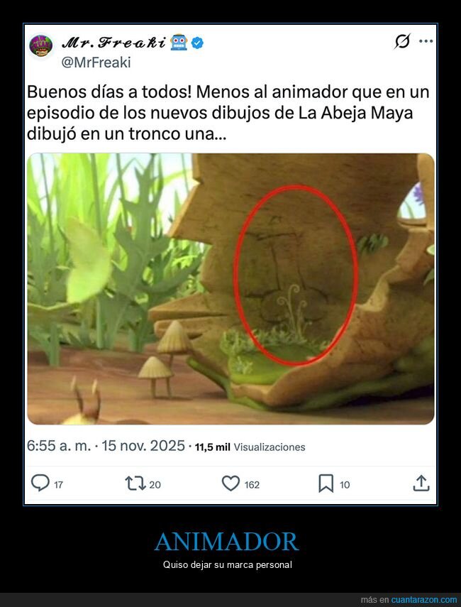 animador,la abeja maya,wtf