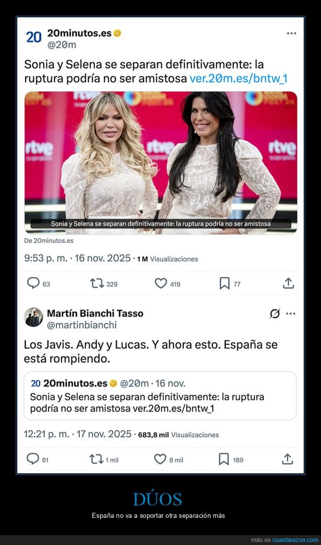 separarse,sonia y selena