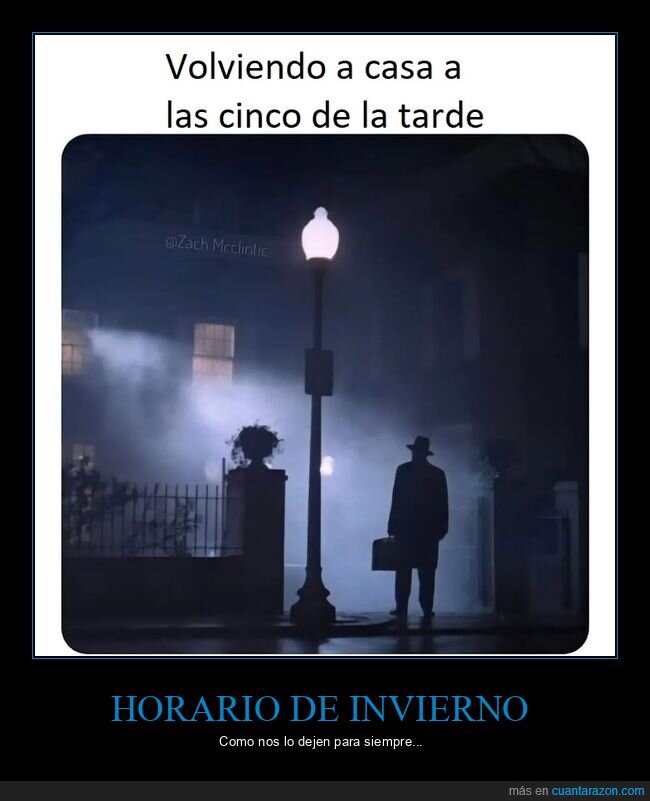 el exorcista,horario de invierno,noche
