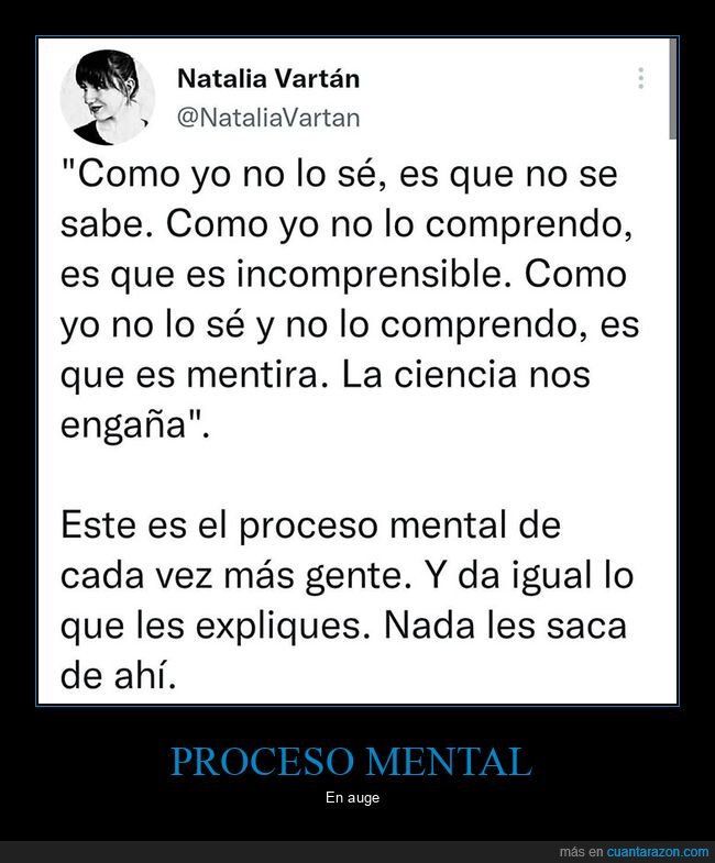 conspiranoicos,negacionistas,proceso mental