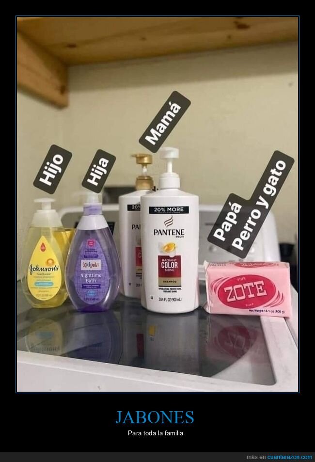 jabones,familia