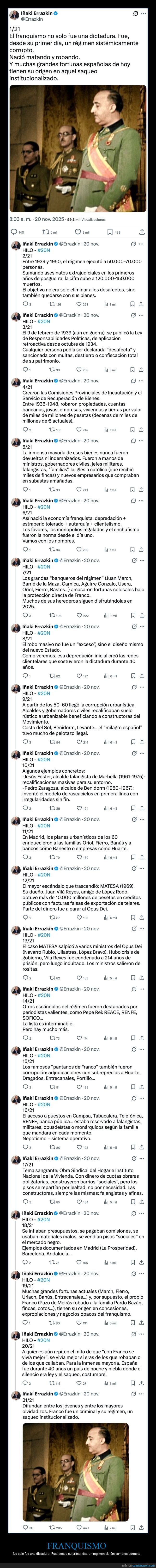 franquismo,dictadura,corrupción