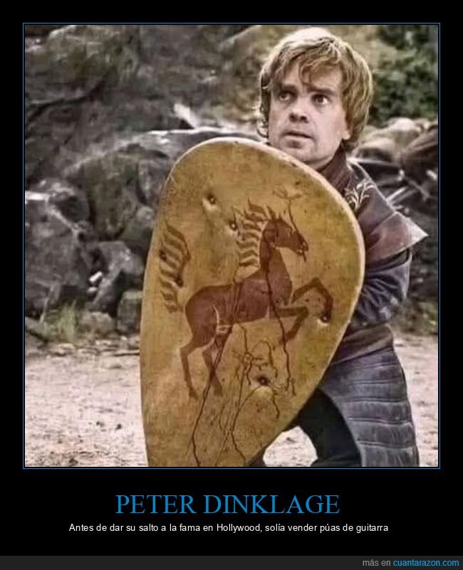 peter dinklage,púas de guitarra