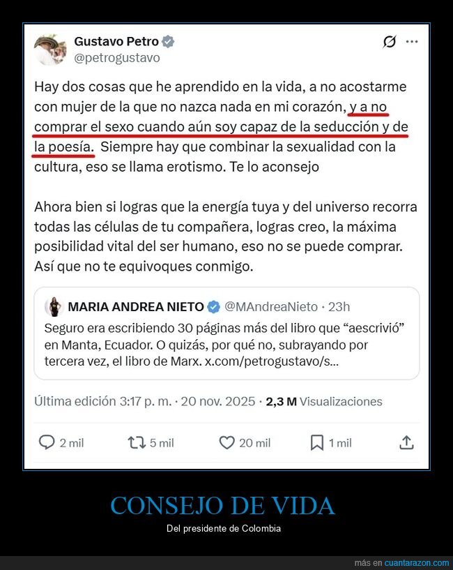 gustavo petro,seducción,políticos