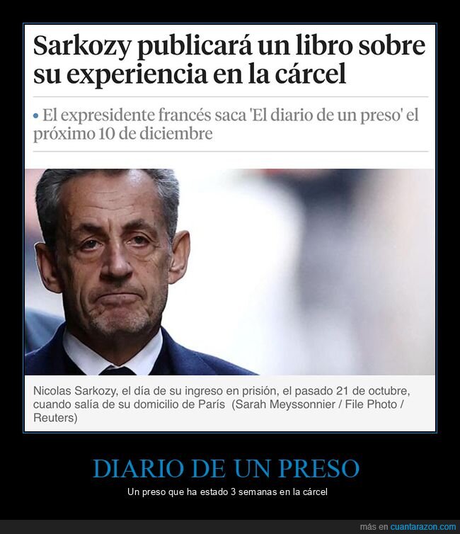 cárcel,libro,políticos,sarkozy