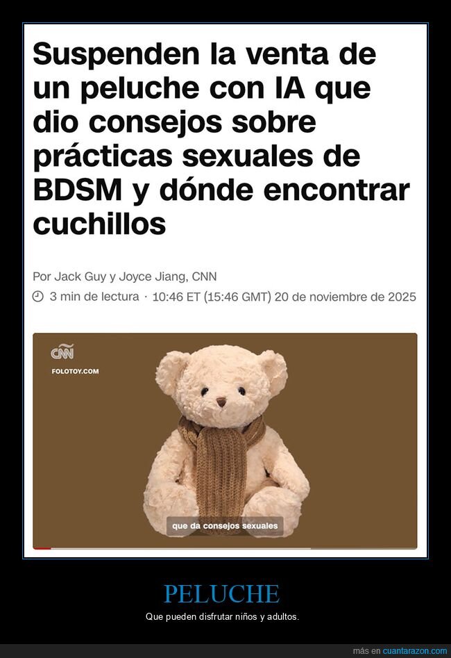 fails,ia,peluche