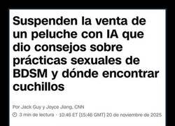 Enlace a Peluche inapropiado