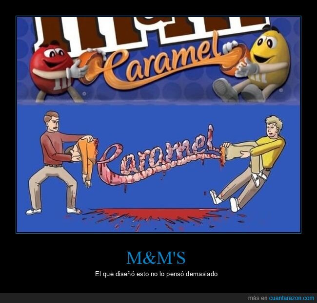 caramelo,intestinos,m&m's