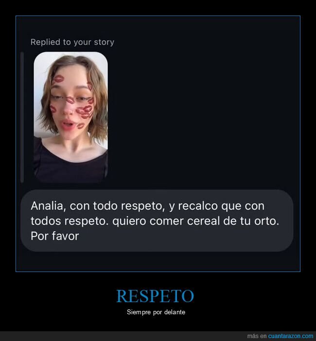 cereales,comer,ligando,respeto