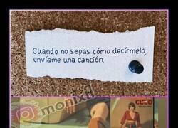 Enlace a Dímelo con una canción