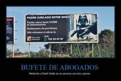 Enlace a Querían a Darth Vader en su anuncio y lo pusieron