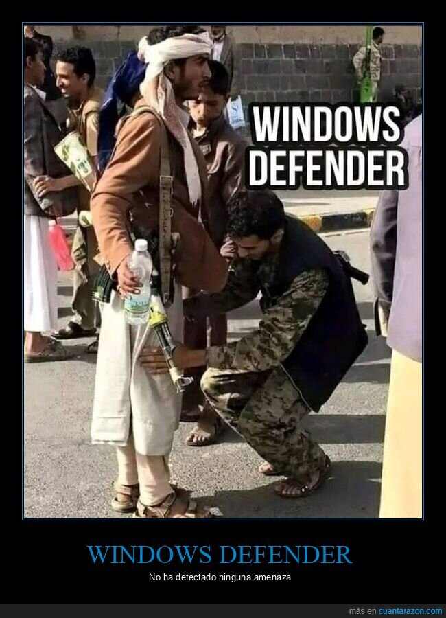 arma,registrando,windows defender