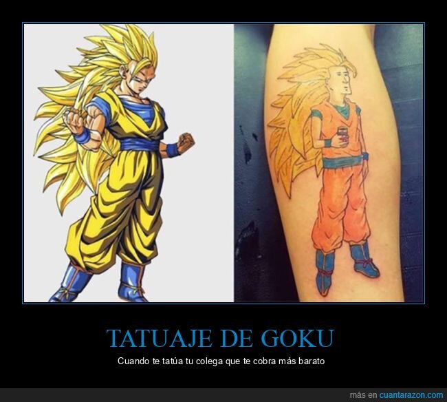 dragon ball,goku,tatuaje
