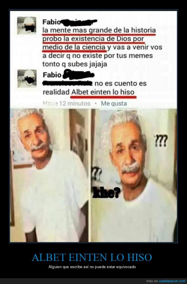 dios,einstein,ortografía