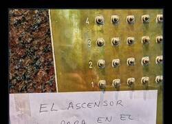 Enlace a Ascensor restringido